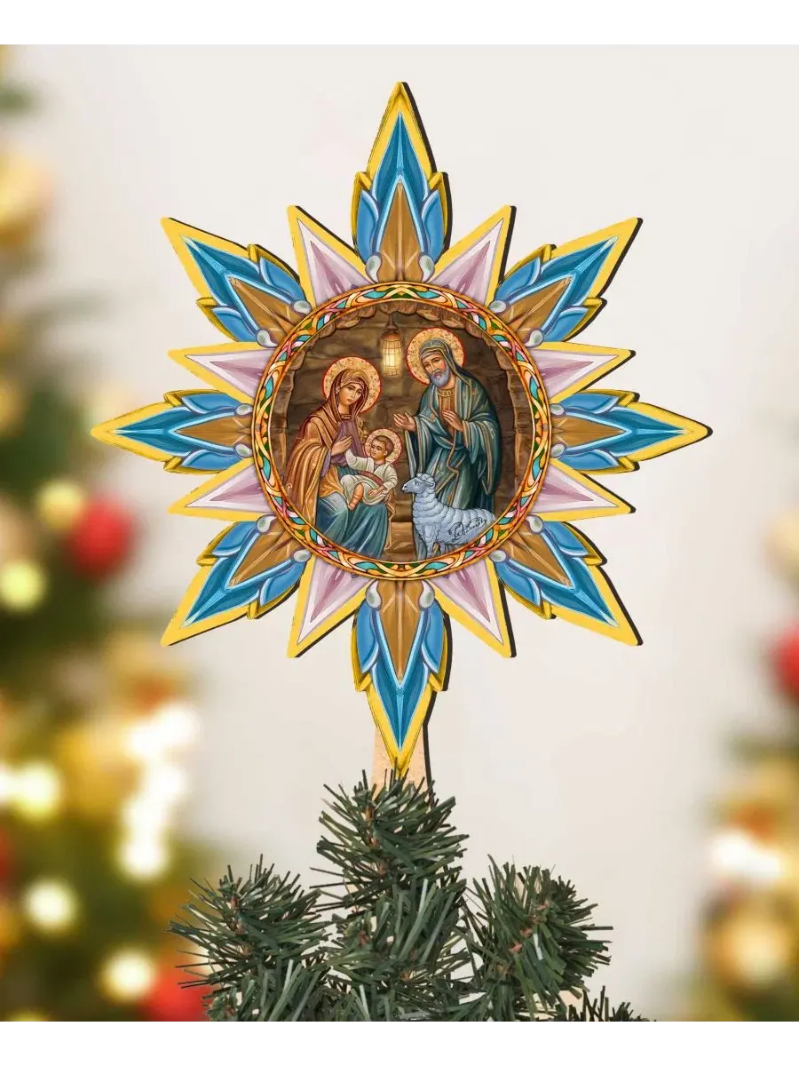Рождественская верхушка на елку Orthodox Nativity Designocracy — изображение 6 из 8, мульти