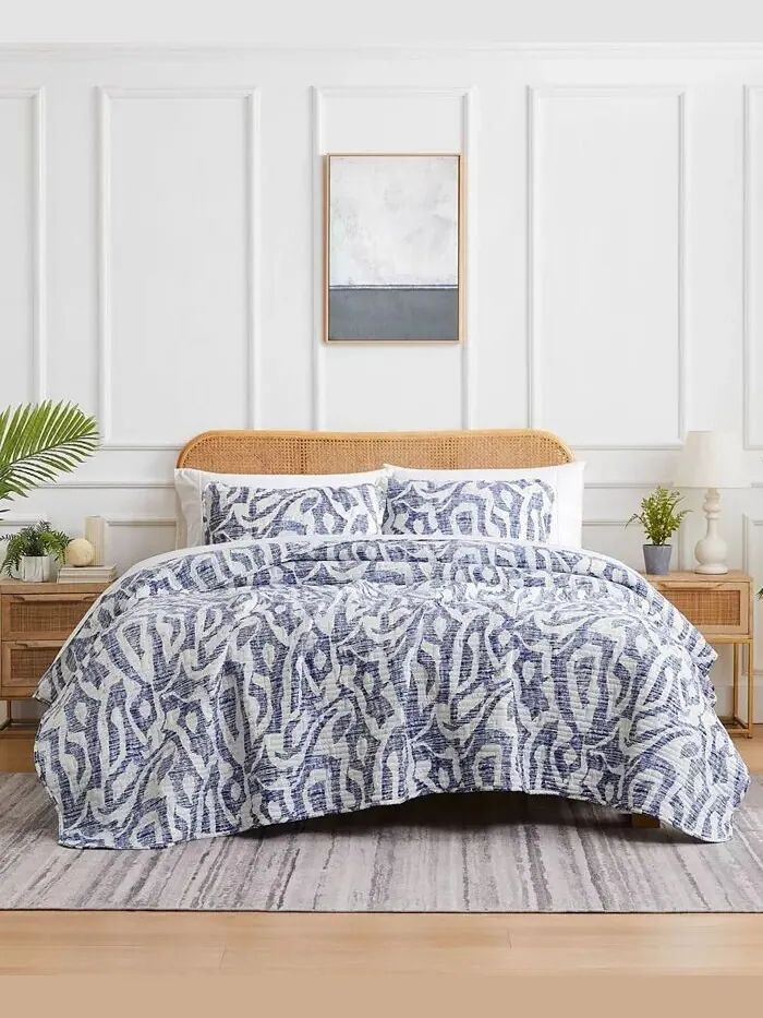 Комплект одеял большого размера Khari Southshore Fine Linens — изображение 1 из 8, синий