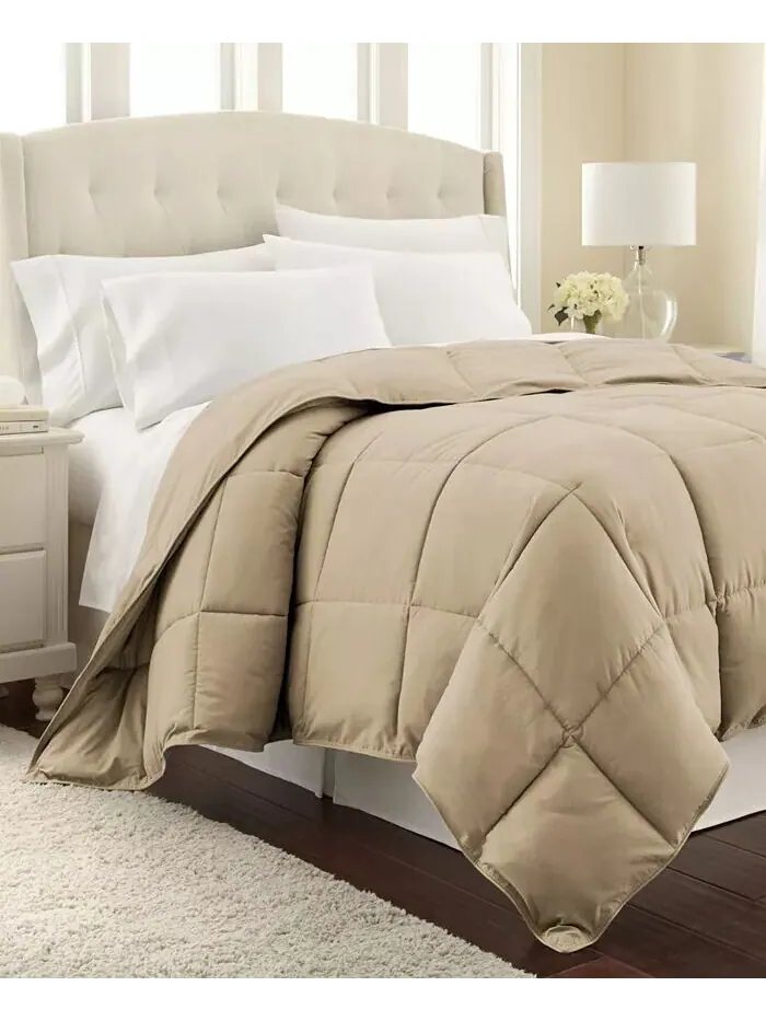 Всесезонное альтернативное пуховое одеяло премиум-класса Southshore Fine Linens — изображение 1 из 5, светлый бежевый