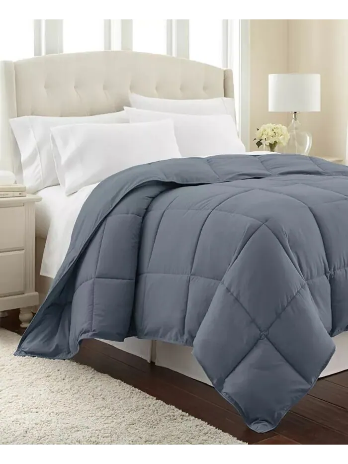Всесезонное альтернативное пуховое одеяло премиум-класса Southshore Fine Linens — изображение 1 из 4, синий