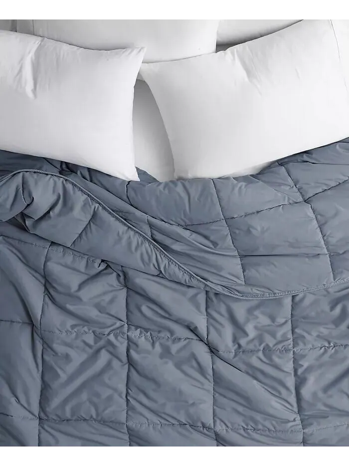 Всесезонное альтернативное пуховое одеяло премиум-класса Southshore Fine Linens — изображение 2 из 4, синий