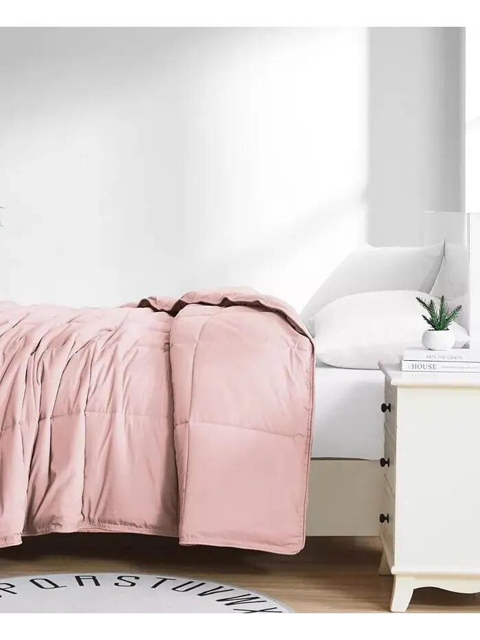 Всесезонное альтернативное пуховое одеяло премиум-класса Southshore Fine Linens — изображение 3 из 5, розовый