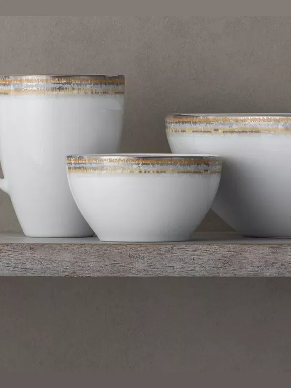 Мини-Миски Raylan из фарфора, набор из 4 шт. Noritake — изображение 3 из 4, белый
