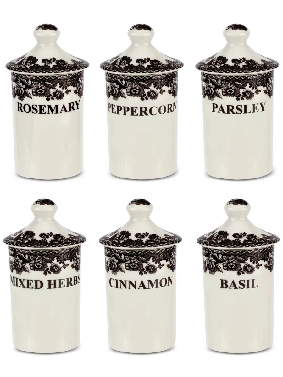 Набор из 6 баночек для специй Delamere Spode — изображение 1 из 5, коричневый