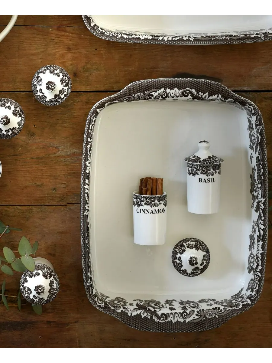 Набор из 6 баночек для специй Delamere Spode — изображение 2 из 5, коричневый