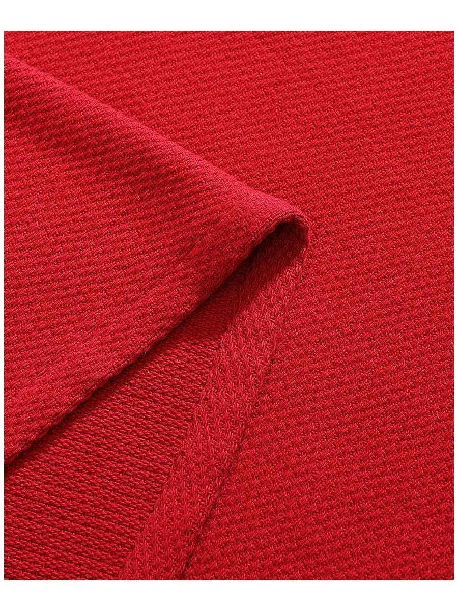 Однотонное хлопковое одеяло пике, размер Twin Tommy Hilfiger — изображение 5 из 6, красный