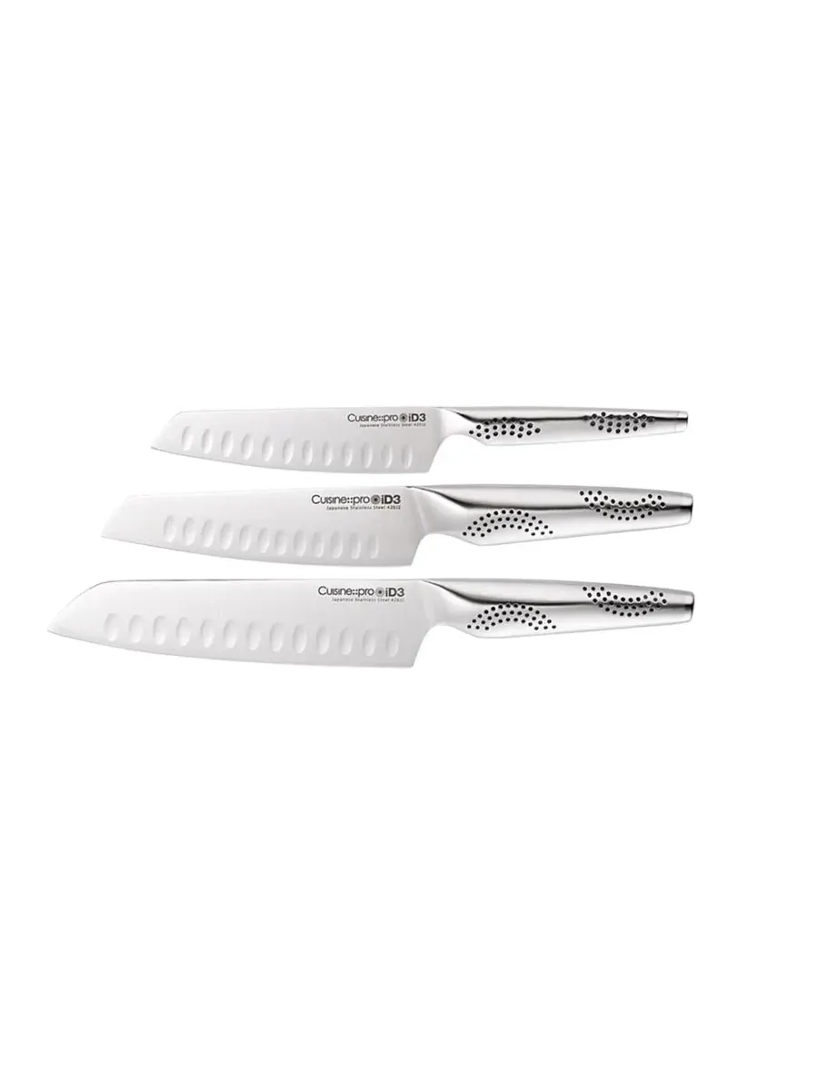 Id3 Набор ножей Santoku, 3 предмета Cuisine::Pro — изображение 1 из 2, нет цвета