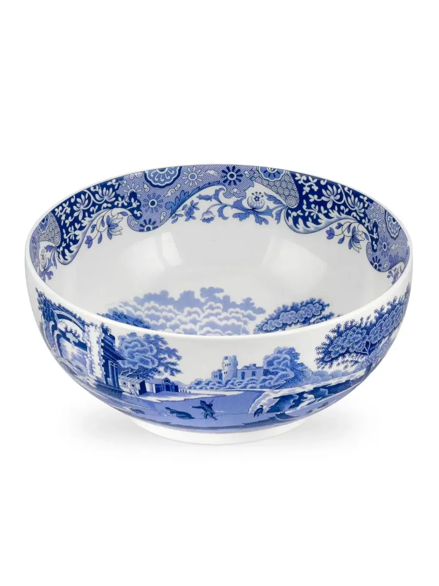 Большая итальянская сервировочная миска синего цвета Spode — изображение 1 из 5, синий