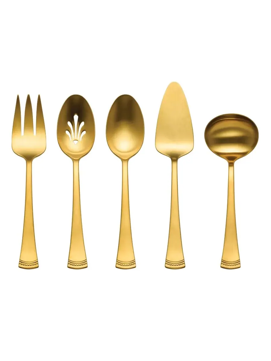 Набор посуды Portola Satin Gold из 5 предметов Lenox — изображение 1 из 4, золото