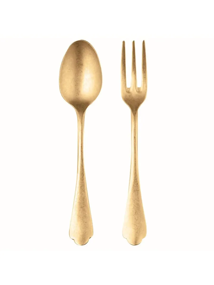 Сервировочный набор Dolce Vita Pewter Oro, 2 предмета Mepra — изображение 1 из 1, золотистый