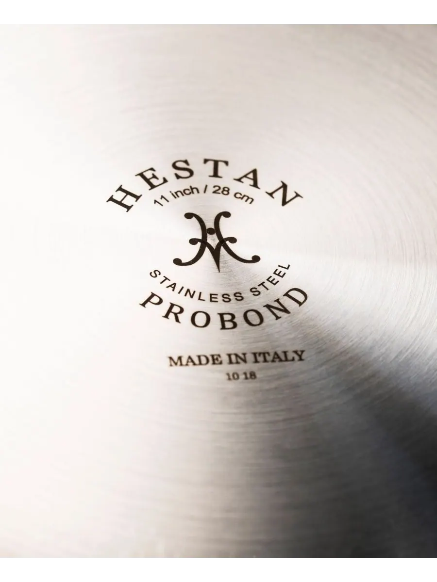 Сковорода Hestan ProBond, 27,9 см, нержавеющая сталь — изображение 6 из 7, серебристый