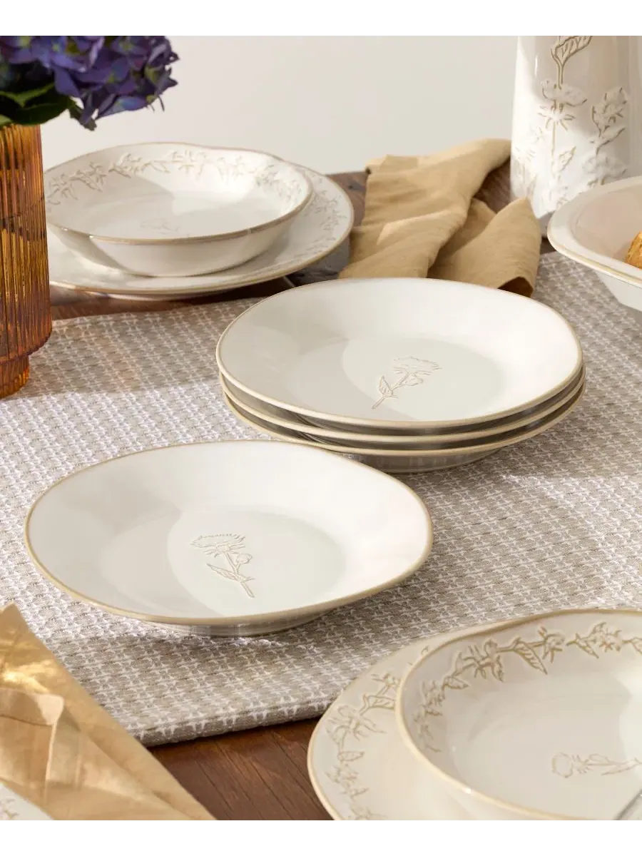 Набор посуды Homespun из 12 предметов, на 4 персоны Lenox — изображение 4 из 10, белый