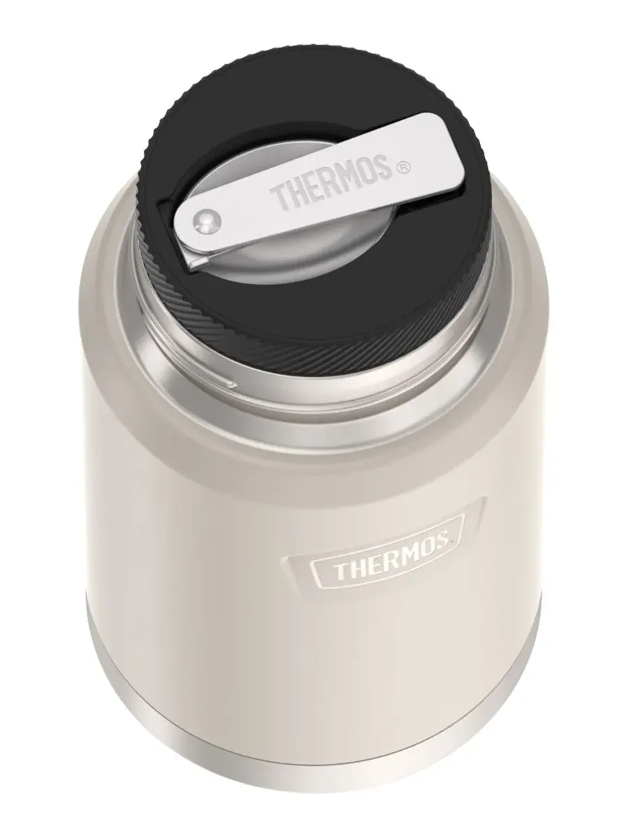 Контейнер для еды Icon Series объемом 0,7 л с ложкой Thermos — изображение 5 из 7, песчаник