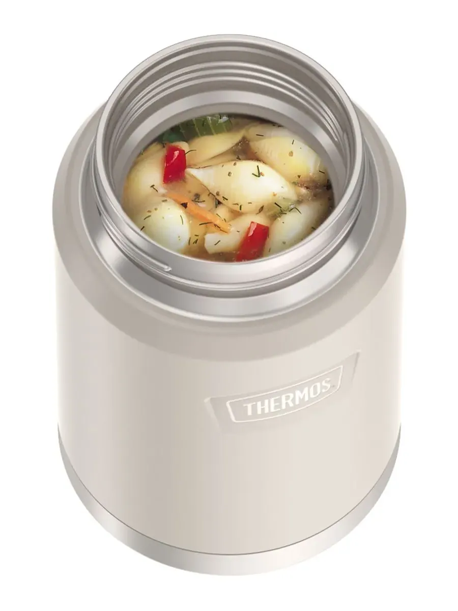 Контейнер для еды Icon Series объемом 0,7 л с ложкой Thermos — изображение 7 из 7, песчаник