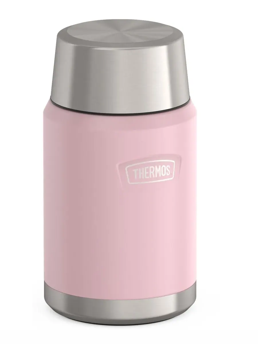 Контейнер для еды Icon Series объемом 0,7 л с ложкой Thermos — изображение 2 из 7, розовый