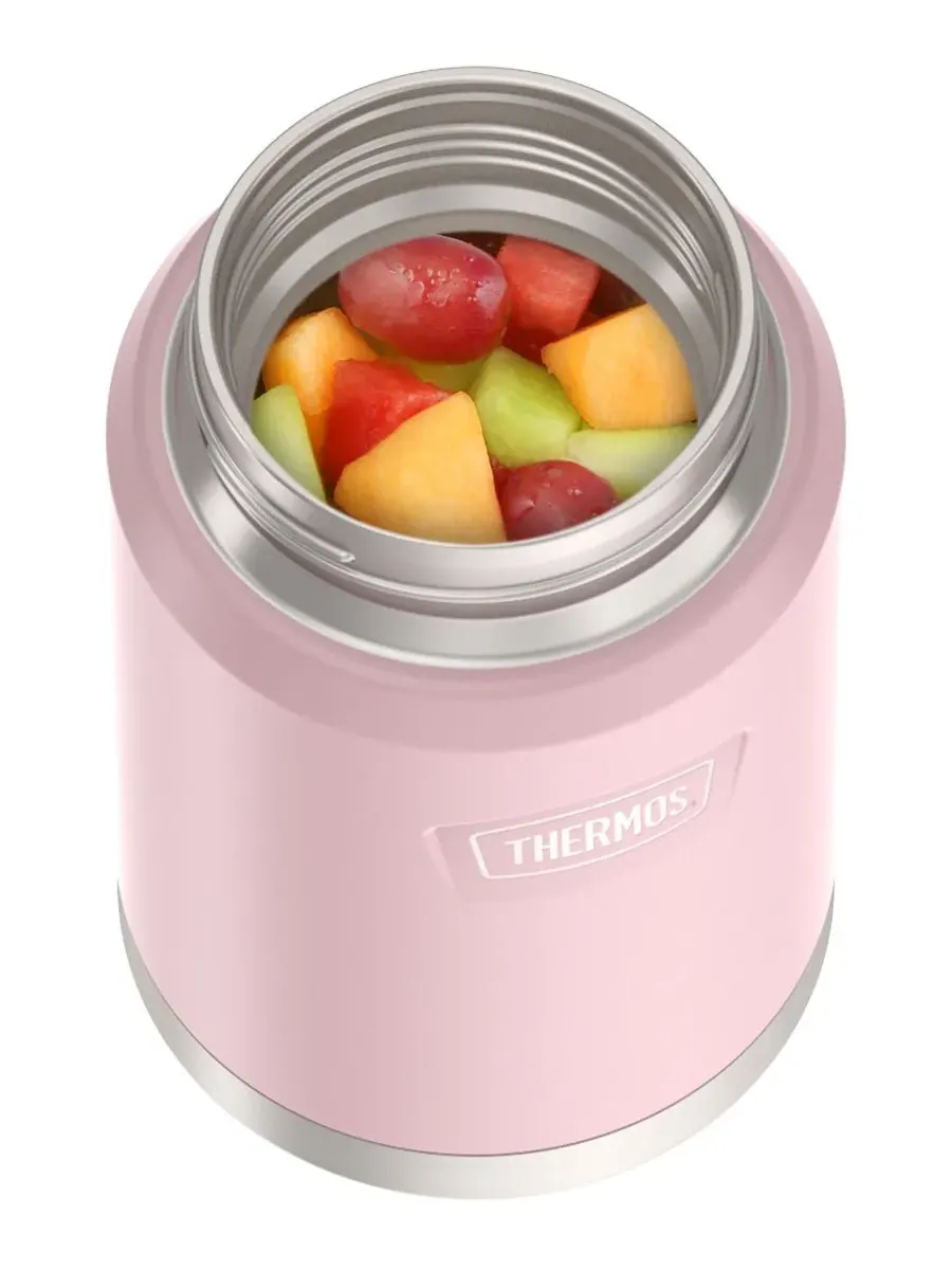 Контейнер для еды Icon Series объемом 0,7 л с ложкой Thermos — изображение 6 из 7, розовый