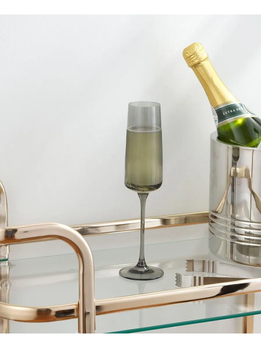 Набор из 16 бокалов Sidney Stemware JoyJolt — изображение 6 из 8, дымчатый