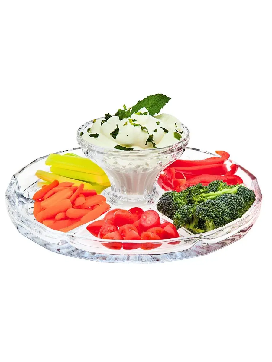 Подставка для торта с куполом, 30 см, 4-в-1, Dublin Cake Plate Godinger — изображение 5 из 6, нет цвета