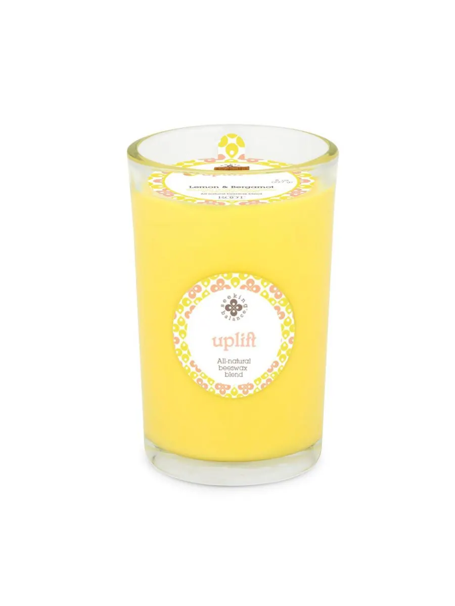 Ароматическая свеча Seeking Balance Uplift Lemon Bergamot Spa в баночке, 227 мл (8 унций) ROOT