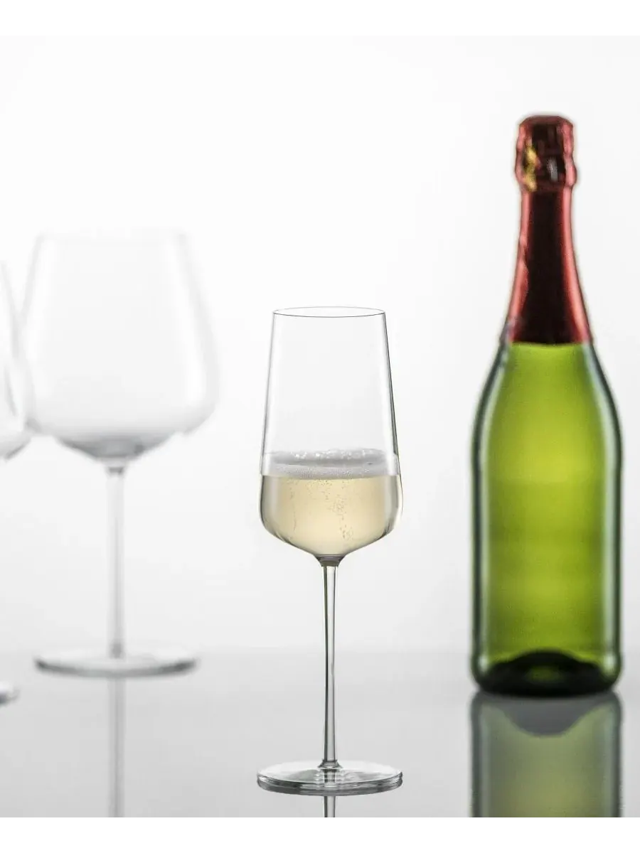 Набор из 4 бокалов для шампанского Vervino Zwiesel Glas — изображение 8 из 10, прозрачный