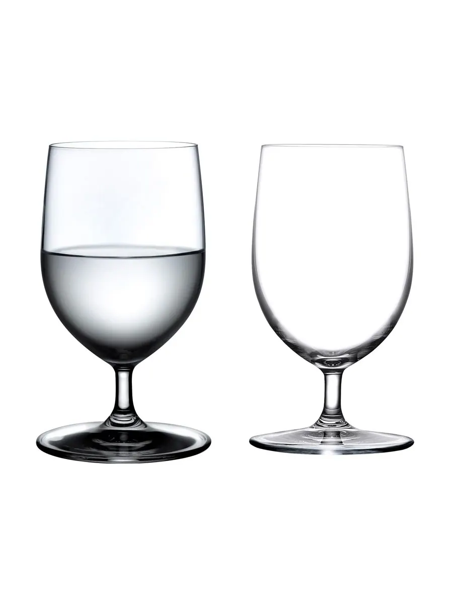 Винтажные стаканы для воды, набор из 2 штук Nude Glass — изображение 1 из 3, прозрачный