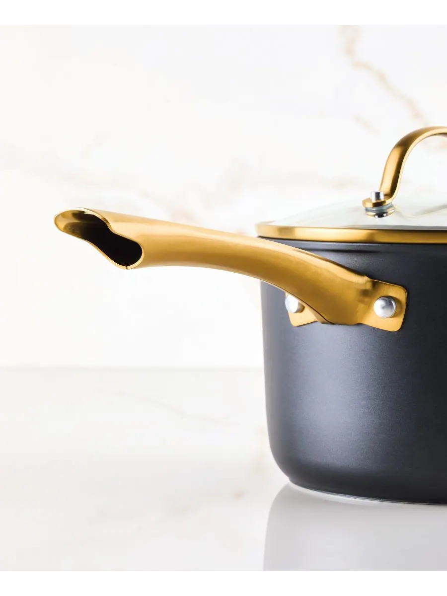 Набор посуды для индукционных плит Forged Induction из 12 предметов, изготовленный из — изображение 6 из 7, черный
