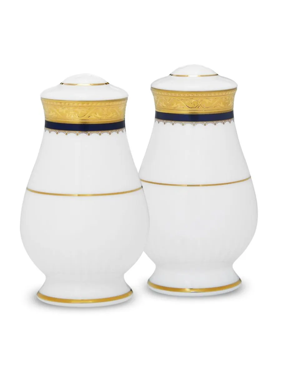 Набор для соли и перца Odessa Cobalt Gold, 3,50 дюйма Noritake — изображение 1 из 3, синий