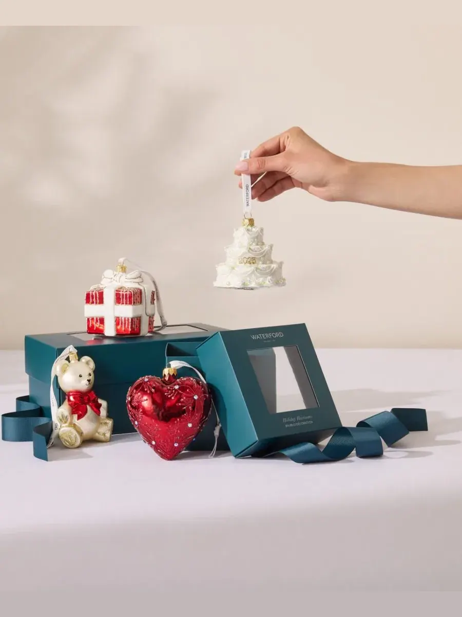 Елочная игрушка Санта Holiday Heirlooms Waterford — изображение 3 из 5, мульти