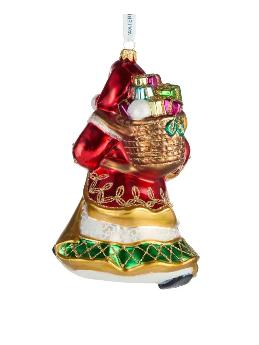 Елочная игрушка Санта Holiday Heirlooms Waterford — изображение 4 из 5, мульти