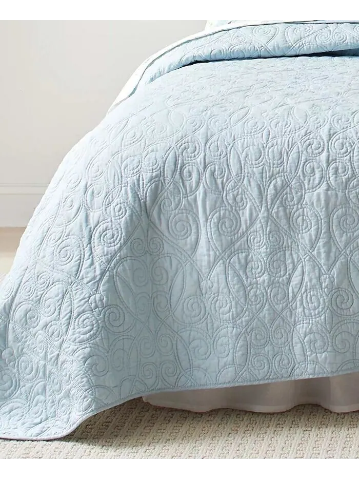 Наборы одеял Фелисити Laura Ashley — изображение 6 из 12, синий