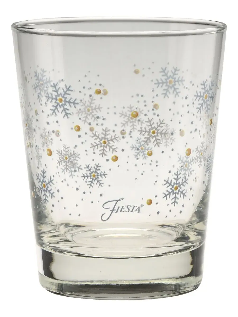 Набор из 6 стаканов для виски Snowflakes Double Old Fashioned Fiesta — изображение 2 из 4, мульти