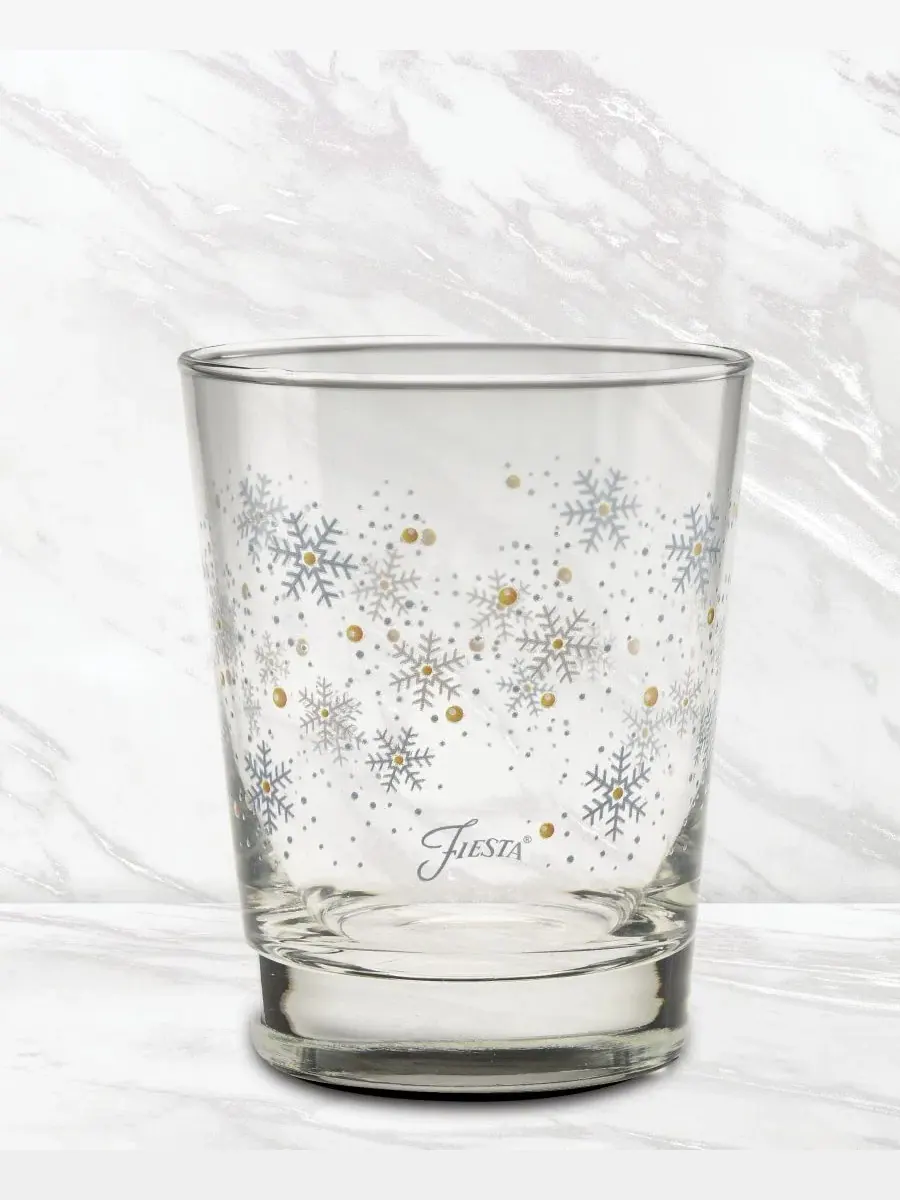 Набор из 6 стаканов для виски Snowflakes Double Old Fashioned Fiesta — изображение 3 из 4, мульти