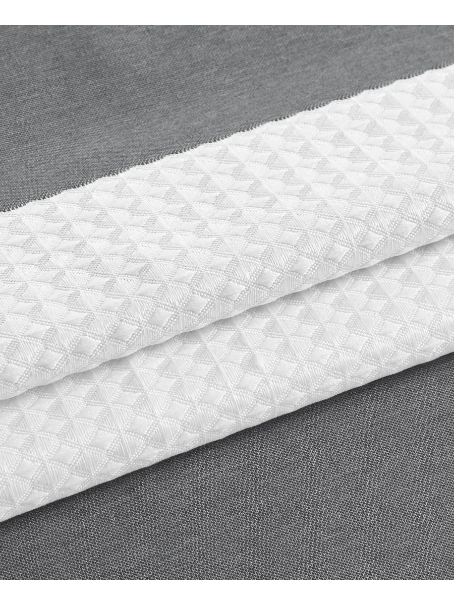 Шторка для душа Spa Waffle 3M-Scotchgard, 274 см x 183 см Madison Park — изображение 7 из 9, темно-серый
