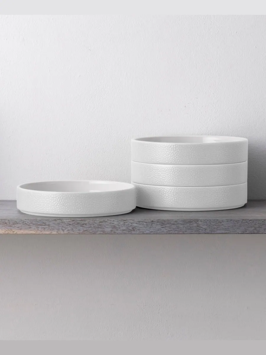 Набор из 4 глубоких тарелок Colortex Stone Stax Noritake — изображение 5 из 9, черный