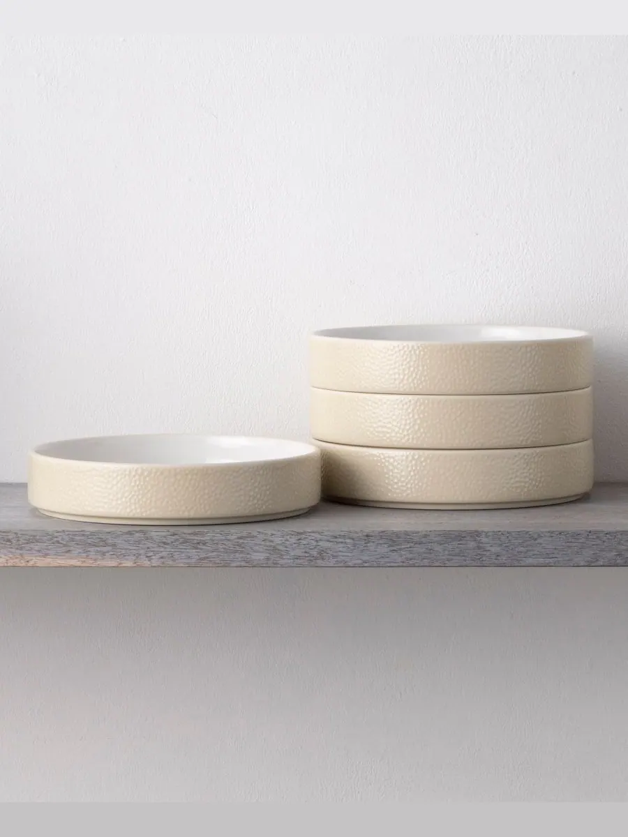 Набор из 4 глубоких тарелок Colortex Stone Stax Noritake — изображение 6 из 9, черный