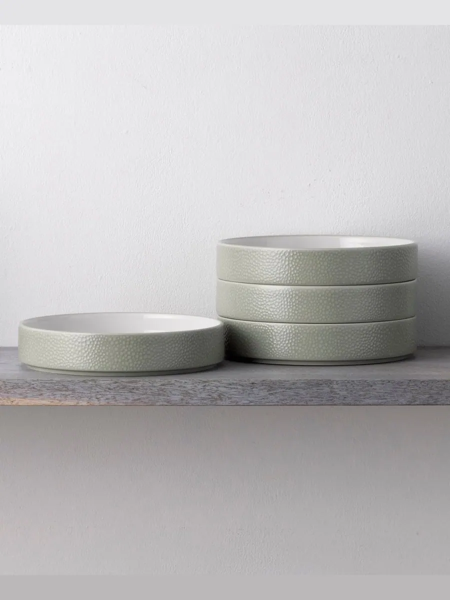 Набор из 4 глубоких тарелок Colortex Stone Stax Noritake — изображение 7 из 9, черный
