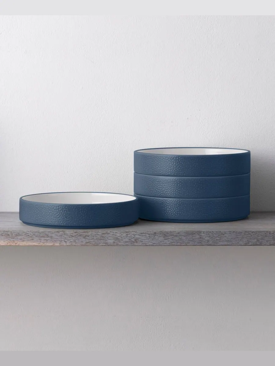 Набор из 4 глубоких тарелок Colortex Stone Stax Noritake — изображение 9 из 9, черный