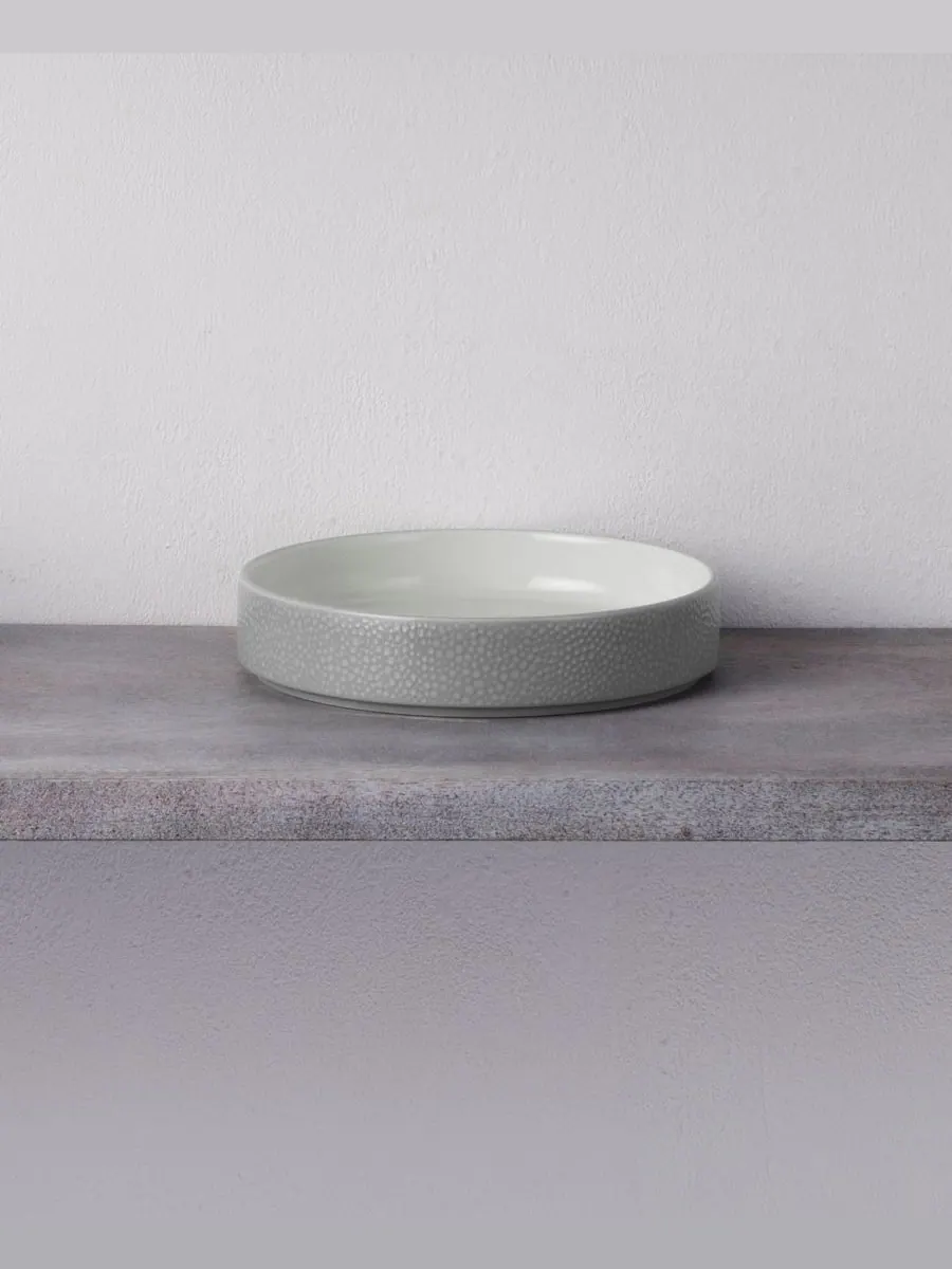 Набор из 4 глубоких тарелок Colortex Stone Stax Noritake — изображение 4 из 9, серый