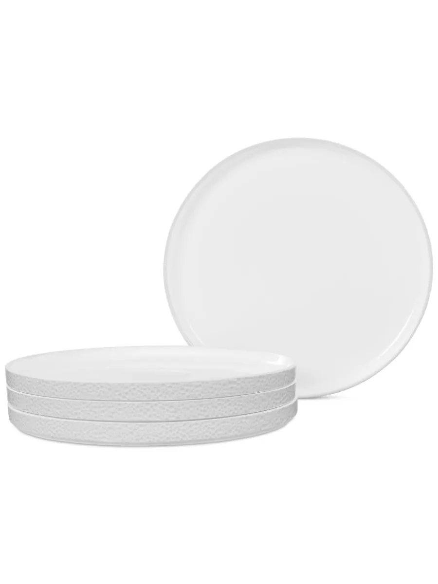 Набор из 4 маленьких тарелок Colortex Stone Stax Noritake — изображение 1 из 7, белый