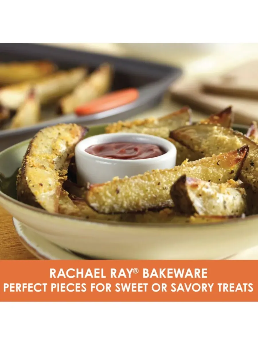 Антипригарная форма для выпечки хрустящего печенья Rachael Ray — изображение 7 из 7, серый