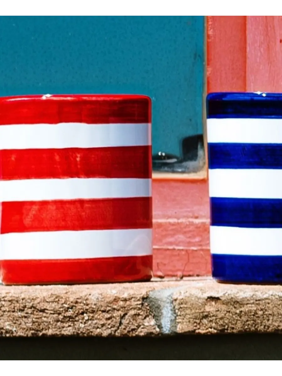 Кружка Amalfitana Stripe, 473 мл (16 унций) VIETRI — изображение 4 из 5, желтый