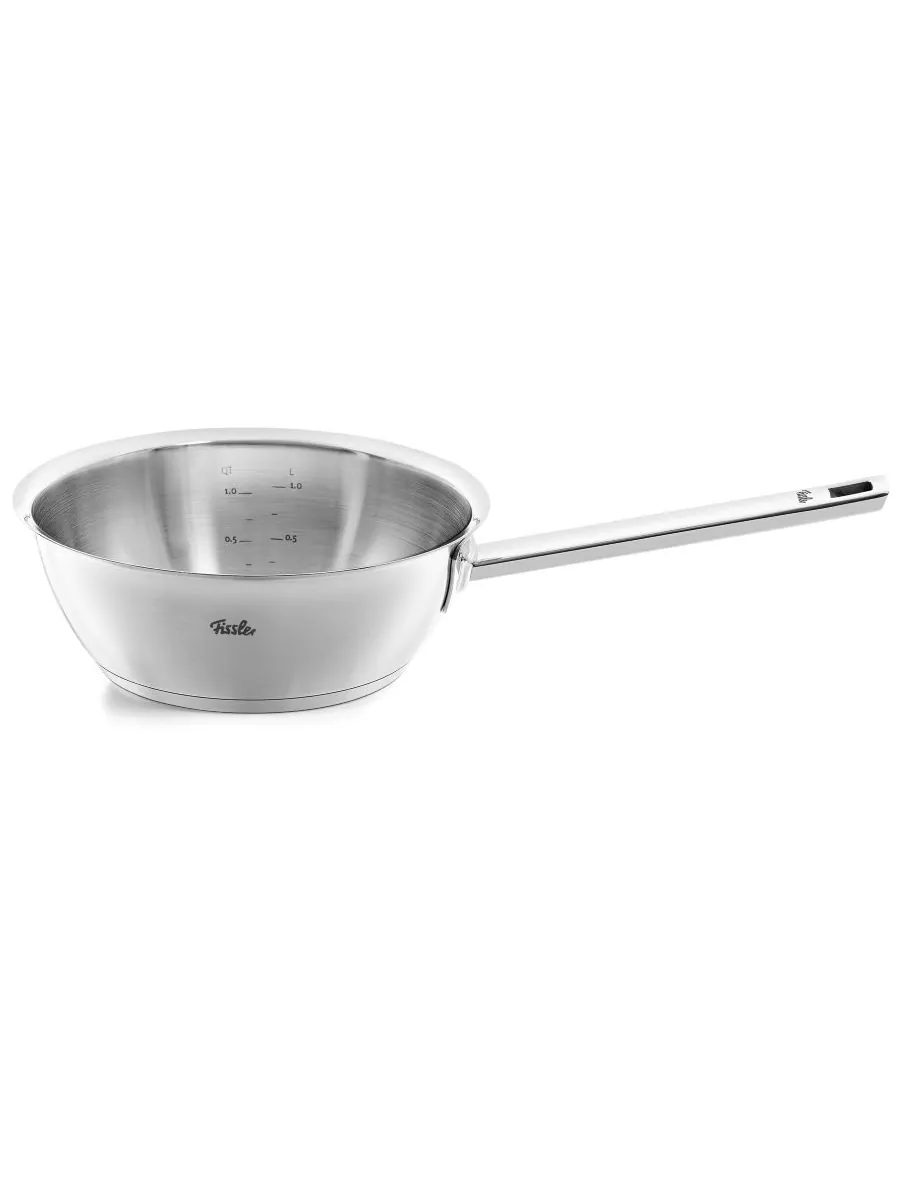Коническая кастрюля Original-Profi Collection из нержавеющей стали, объемом 2,0 кварты Fissler — мульти