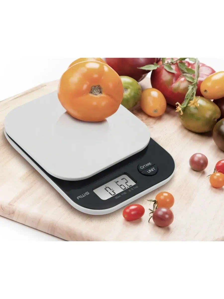 Цифровые кухонные весы VANILLA-5K, 5 л / 5 л American Weigh Scales — изображение 2 из 4, белый