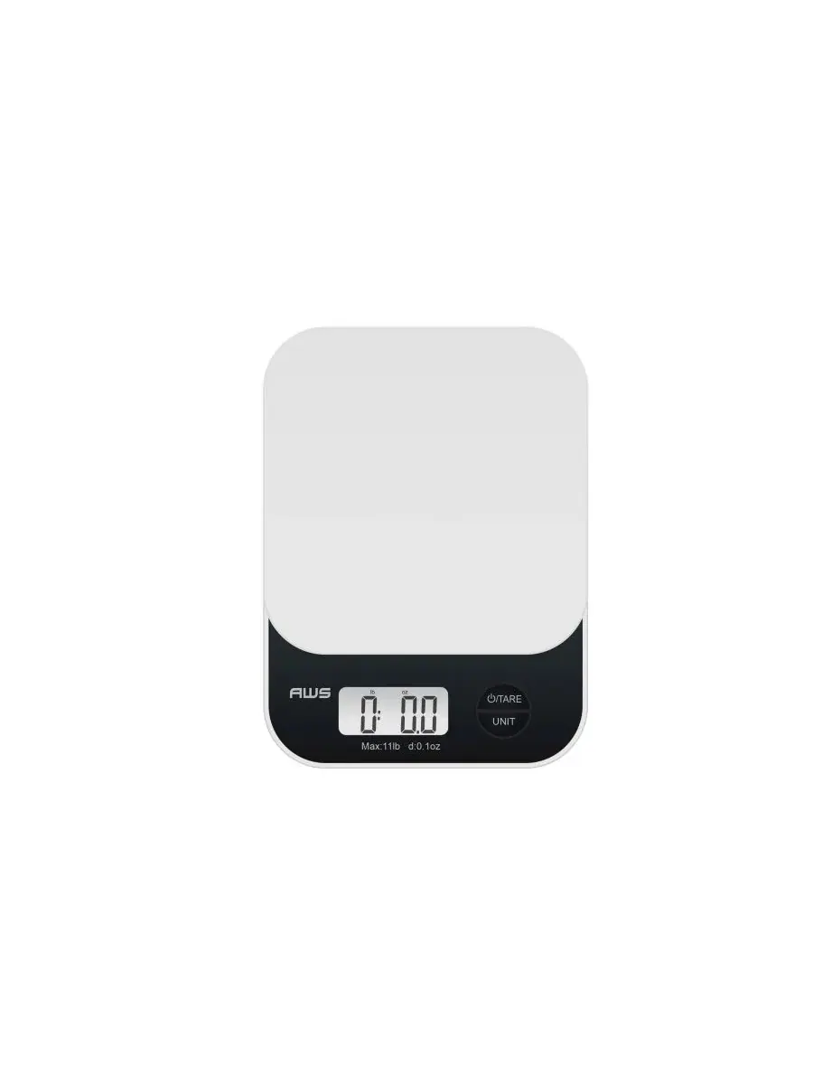 Цифровые кухонные весы VANILLA-5K, 5 л / 5 л American Weigh Scales — изображение 3 из 4, белый