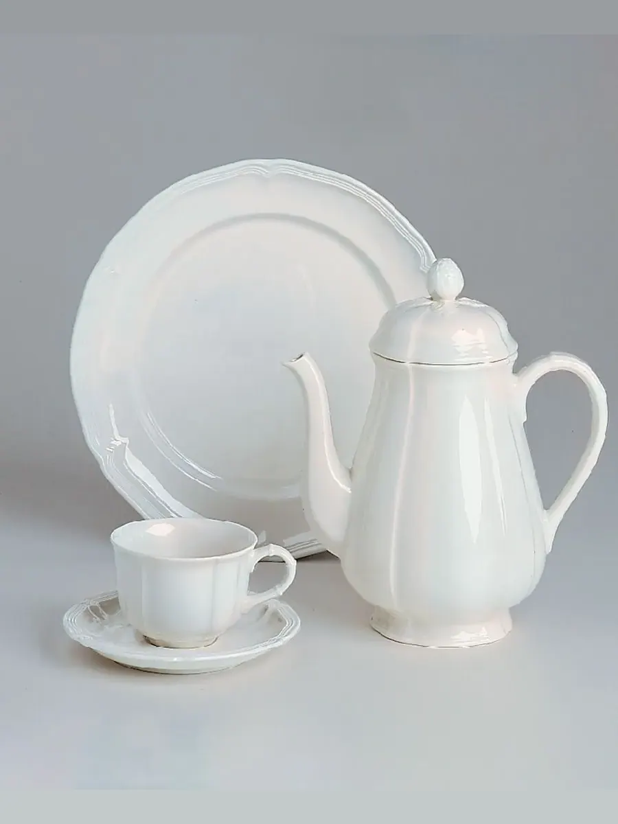 Чашка для эспрессо Manoir с блюдцем Villeroy & Boch — изображение 3 из 4, белый