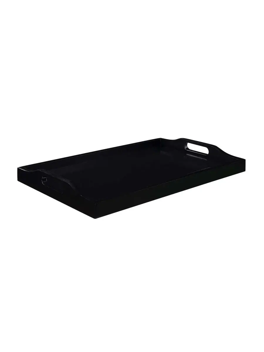 Многофункциональный сервировочный поднос Rubberwood Designs2Go, 56 см Convenience Concepts — черный