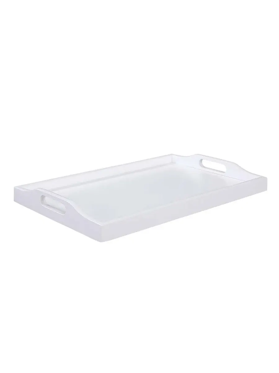 Многофункциональный сервировочный поднос Rubberwood Designs2Go, 56 см Convenience Concepts — белый