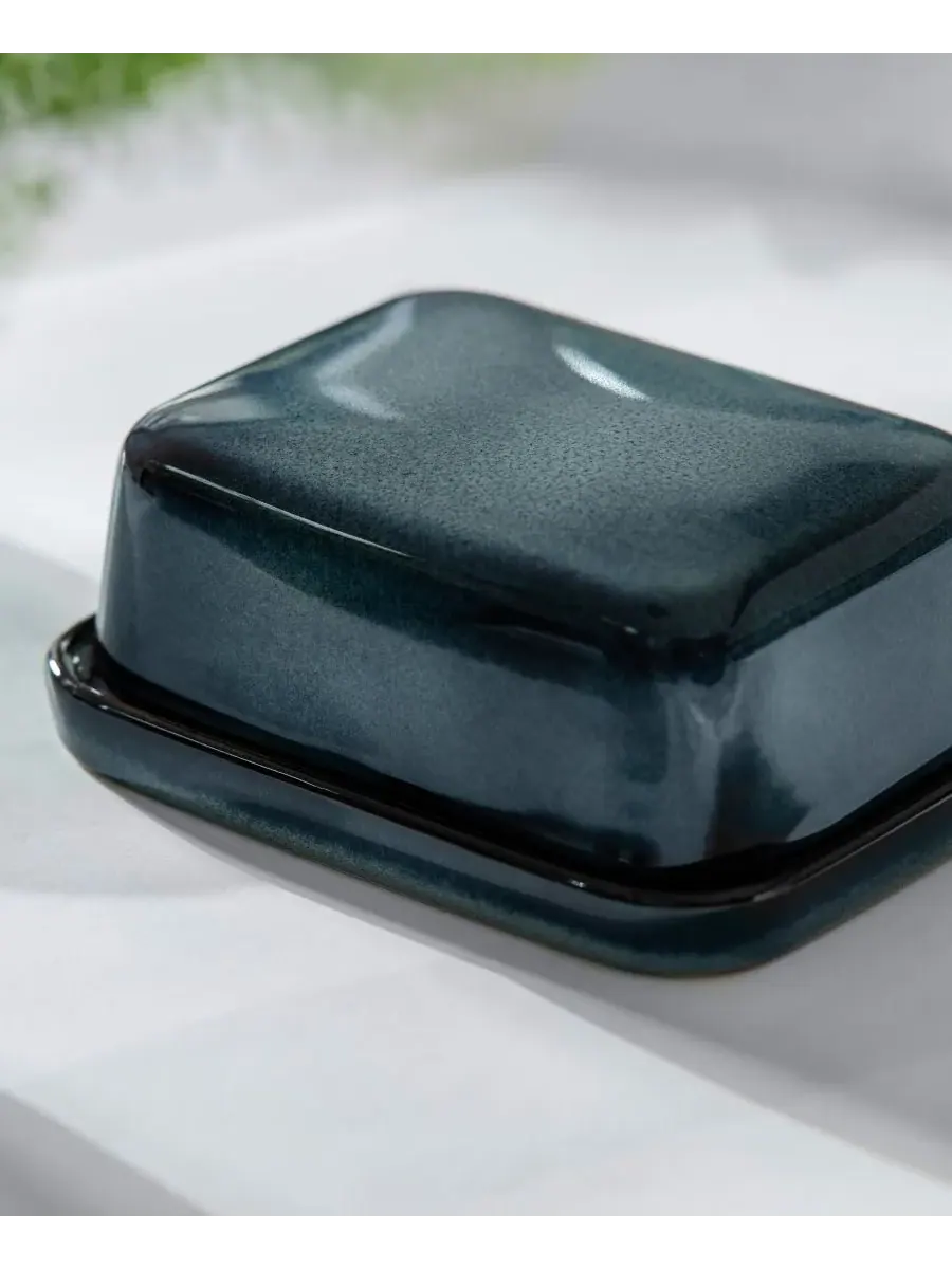 Масленка с крышкой Villeroy & Boch — изображение 4 из 5, серый