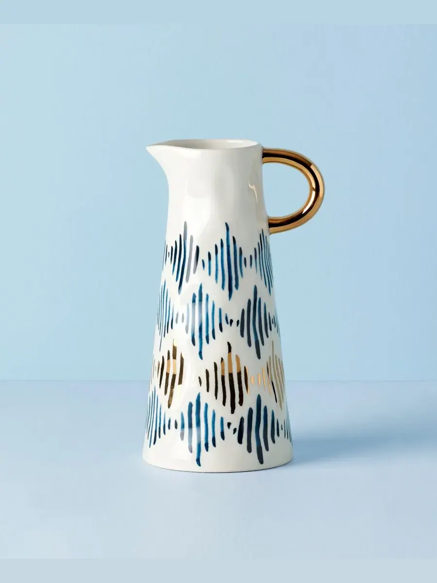 Средний кувшин Blue Bay Lenox — изображение 3 из 3, синий белый