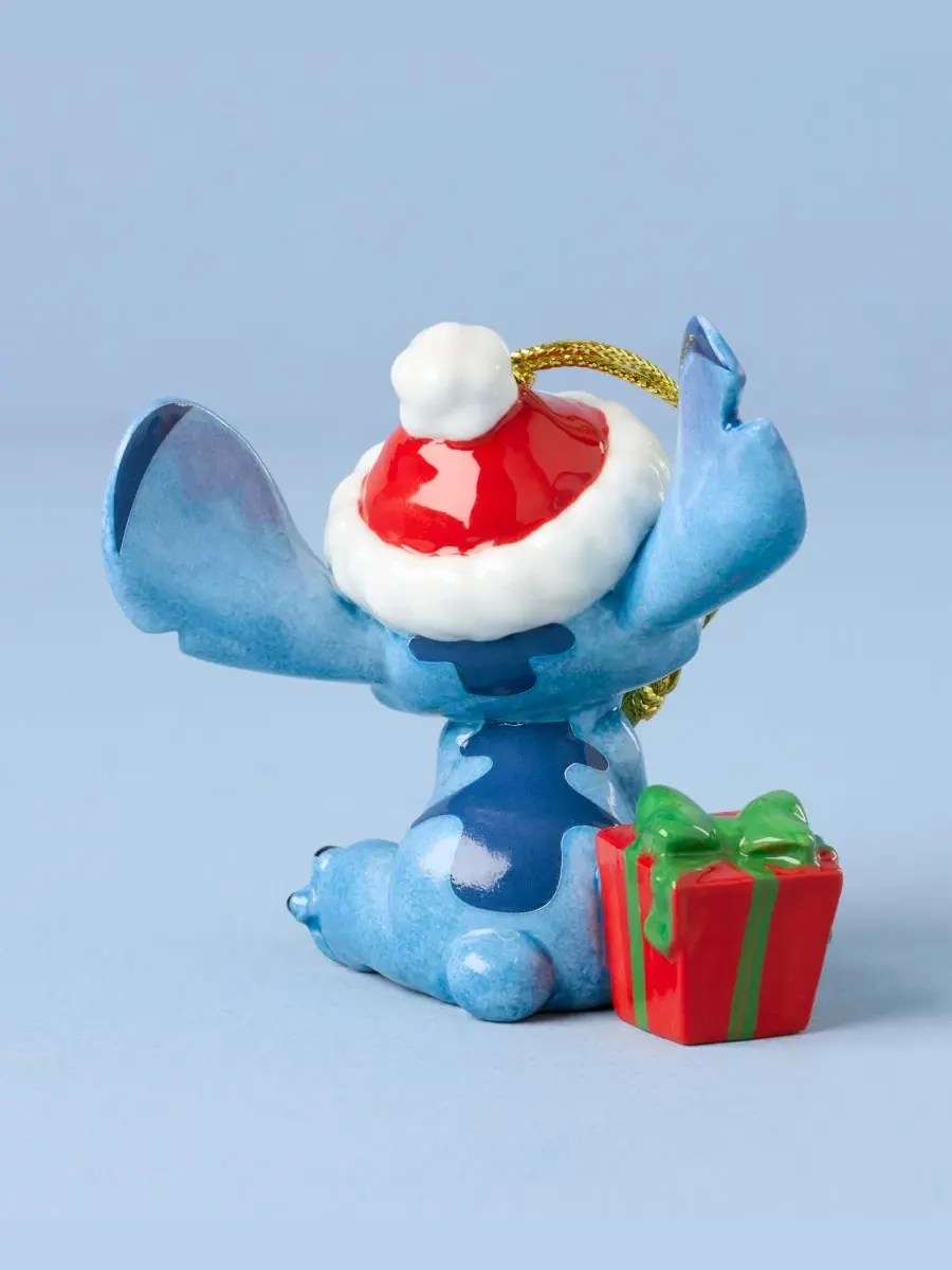 Елочная игрушка Stitch с золотым шнуром Lenox — изображение 3 из 5, синий